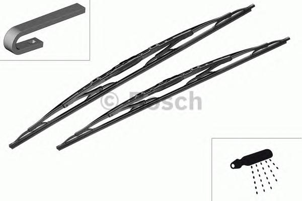Купить запчасть BOSCH - 3397118334 Щетки стеклоочистителя каркасные