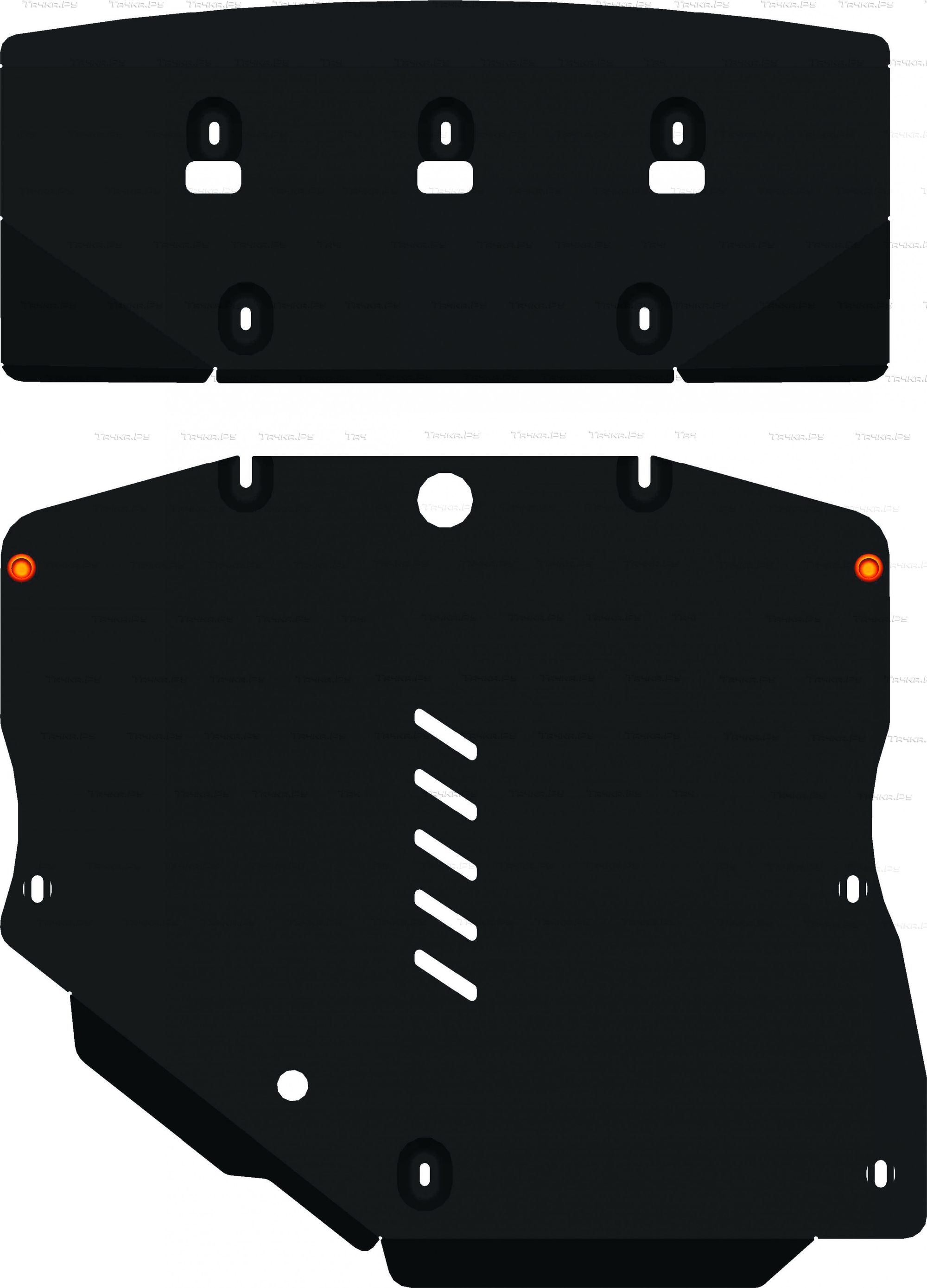 Купить запчасть ALFECO - ALF3612 Защита для картера и АКПП Mercedes-Benz В-Класс W245 B200 2005-2011