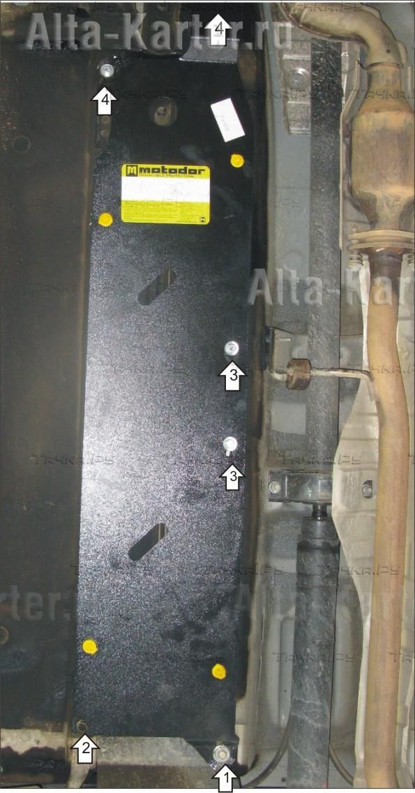Купить запчасть MOTODOR - 11408 Защита для топливных трубок Nissan X-Trail T31 2007-2014