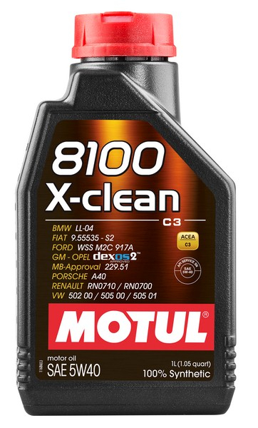 Купить запчасть MOTUL - 5W408100XCLEAN1L 8100 X-CLEAN 5W-40