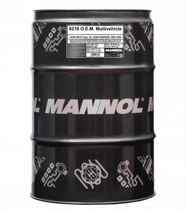 Купить запчасть MANNOL - 3070 MANNOL 8218 O.E.M. MULTIVEHICLE JWS 3309