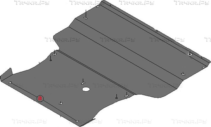 Купить запчасть ALFECO - ALF3035AL4 Защита алюминиевая для картера и КПП Audi Q3 (большая) 2011-2018