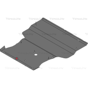 Купить ALFECO ALF3035AL4 Защита алюминиевая для картера и КПП Audi Q3 (большая) 2011-2018