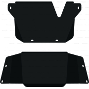 Купить ALFECO - ALF2483 Защита для КПП и РК Toyota Land Cruiser 105 2002-2007