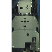 Купить MOTODOR 383203 Защита алюминиевая для двигателя, КПП, РК Land Rover Discovery IV 2009-2016