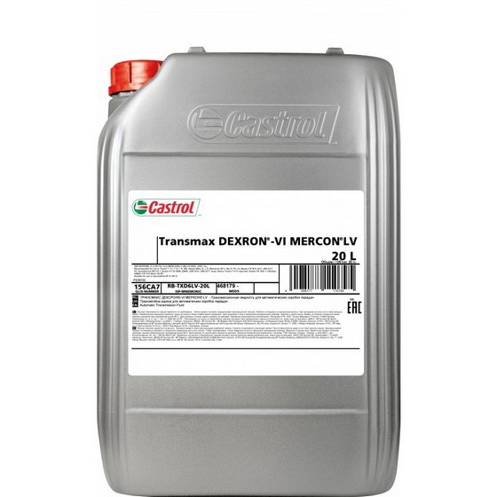 Купить запчасть CASTROL - 156CA7 CASTROL TRANSMAX DEXRON VI MERCON LV