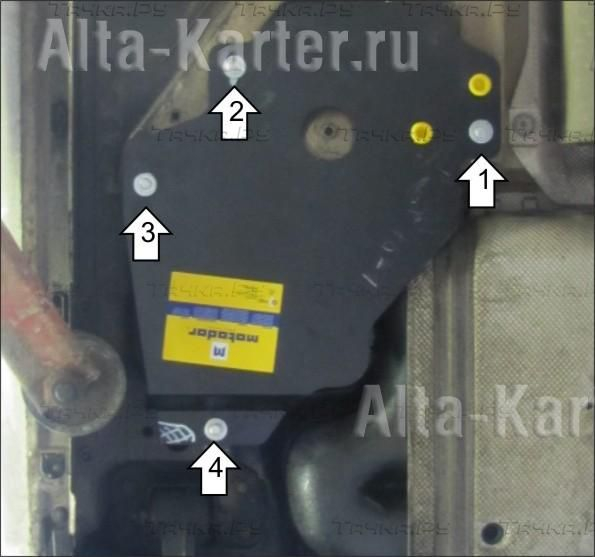 Купить запчасть MOTODOR - 01527 Защита для топливных трубок Opel Astra J 2010-2015