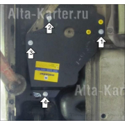 Купить MOTODOR - 01527 Защита для топливных трубок Opel Astra J 2010-2015