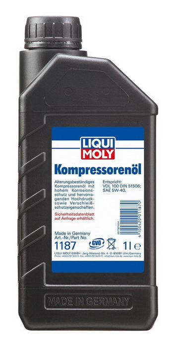 Купить запчасть LIQUI MOLY - 1187 LIQUI MOLY Kompressorenol