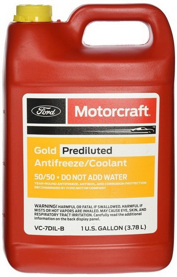 Купить запчасть MOTORCRAFT - VC7DILB FORD MOTORCRAFT GOLD PREDILUTED ANTIFREEZE/COOLANT