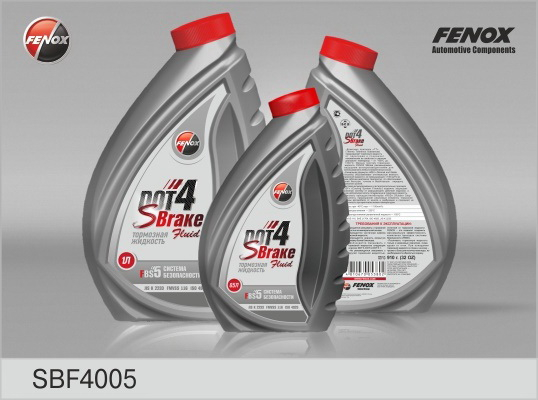 Купить запчасть FENOX - SBF4005 Жидкость тормозная DOT 4 (0.5L) SBF4005