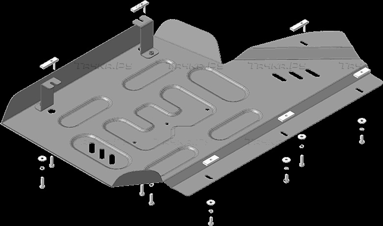 Купить запчасть MOTODOR - 70701 Защита усиленная для абсорбера Ford Explorer VI 2019-2023