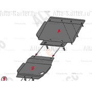 Купить ALFECO ALF29141AL Защита алюминиевая для радиатора Infiniti QX56 III 2010-2013