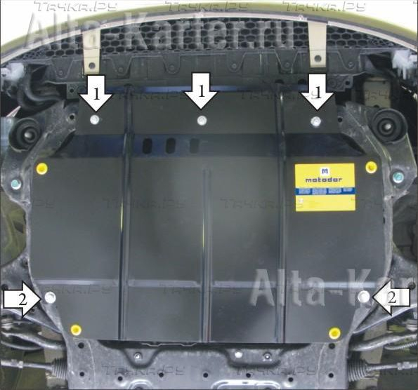 Купить запчасть MOTODOR - 00930 Защита для картера, КПП Kia Rio II 2005-2011