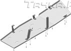 Купить запчасть MOTODOR - 32521 Защита алюминиевая для топливного бака (объём 140л) усиленная Toyota Tundra II 2016-2021