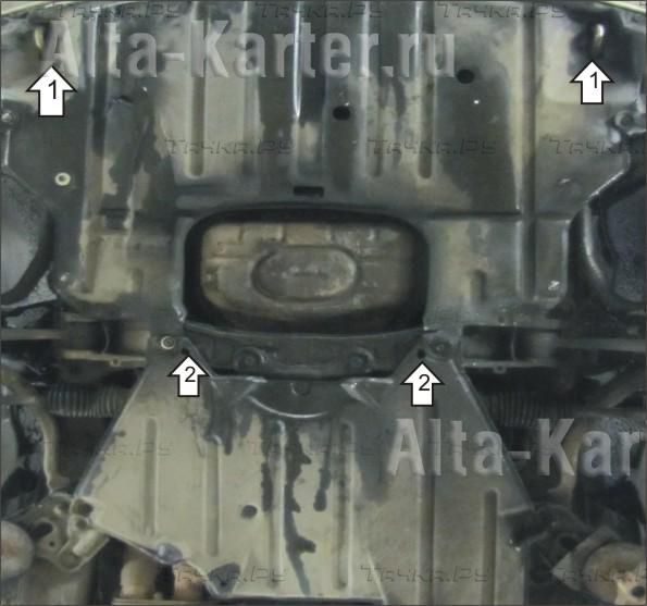 Купить запчасть MOTODOR - 05006 Защита для радиатора, двигателя Lexus GS 300 1997-2004