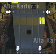 Купить MOTODOR - 01020 Защита для КПП Kia Sportage I (вкл. Grand) 1994-2006