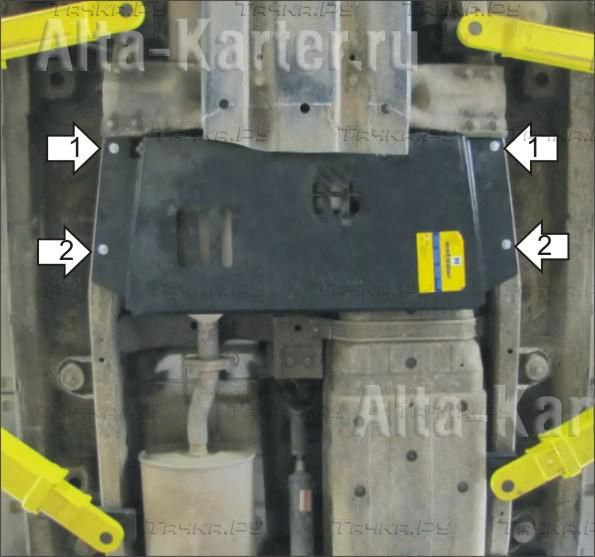 Купить запчасть MOTODOR - 12806 Защита для РК SsangYong Kyron 2005-2015