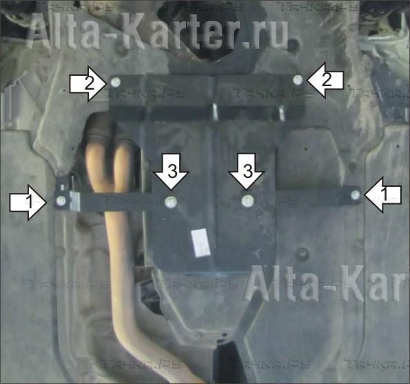 Купить запчасть MOTODOR - 00223 Защита для АКПП BMW 5-серия E60 2007-2010