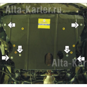 Купить MOTODOR - 00811 Защита для картера, КПП Honda Odyssey II 2001-2003