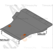 Купить ALFECO ALF4701AL4 Защита алюминиевая для картера и КПП FAW Vita хэтчбек 2007-2010