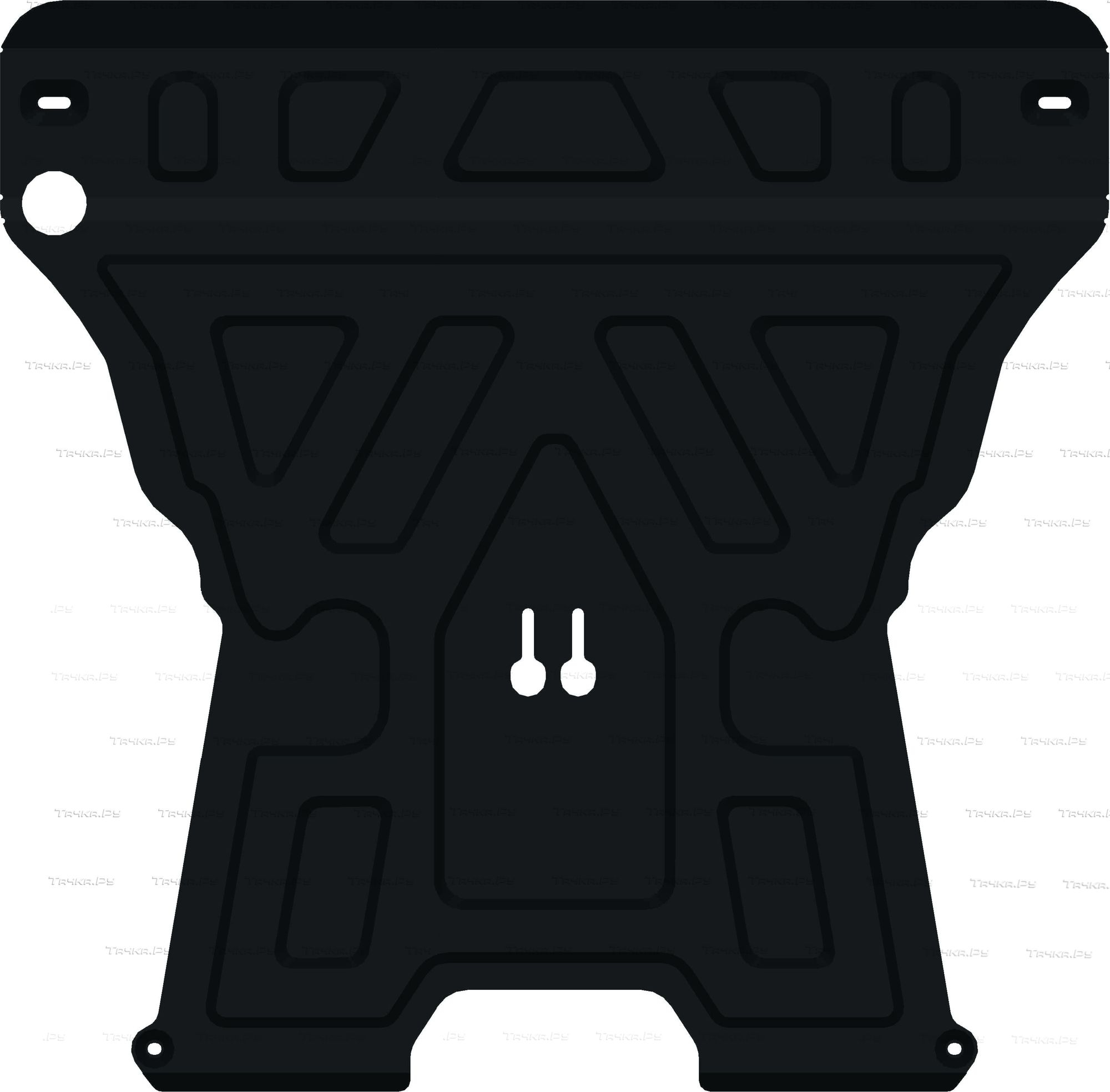 Купить запчасть ALFECO - ALF3037 Защита для картера (большая) Audi A4 B8 2013-2015 (с электрогидроусилителем руля)