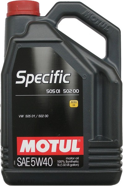 Купить запчасть MOTUL - 5W40SPECIFIC505.01502.005L SPECIFIC 502 00 / 505 00 / 505 01 5W-40