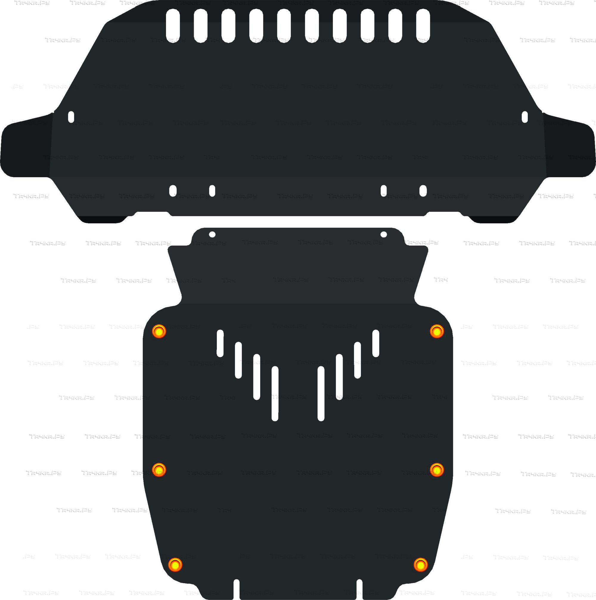 Купить запчасть ALFECO - ALF3006 Защита для картера и радиатора Audi Q7 I S Line 2006-2009