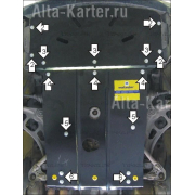 Купить MOTODOR - 00212 Защита для картера, КПП BMW 3-серия E46 1998-2001