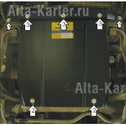 Купить MOTODOR - 02413 Защита для картера, дифференциал Chevrolet Tracker 1998-2004