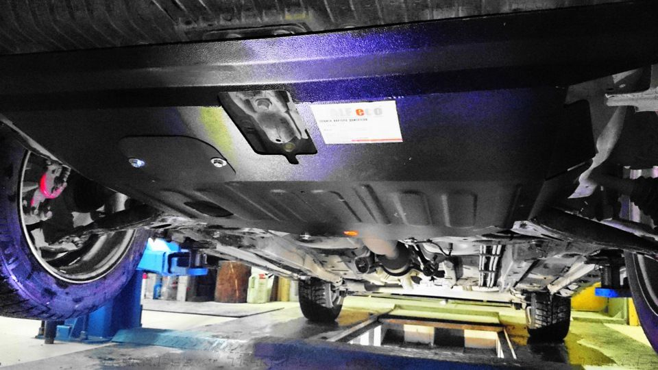 Купить запчасть ALFECO - ALF2406ST Защита для картера и КПП Toyota Corolla E120 2WD (вкл. Corolla Fielder, Corolla Runx) 2000-2007