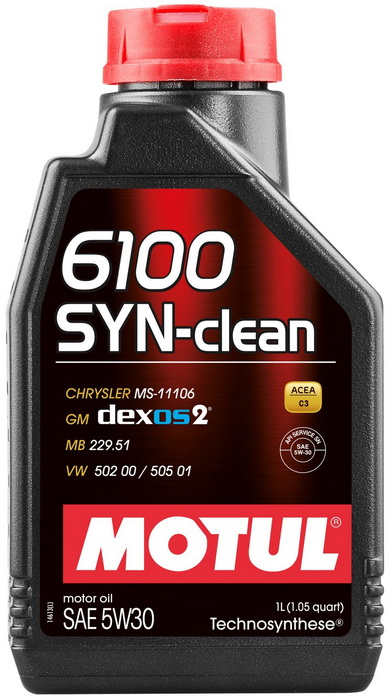 Купить запчасть MOTUL - 107947 6100 SYN-CLEAN 5W-30