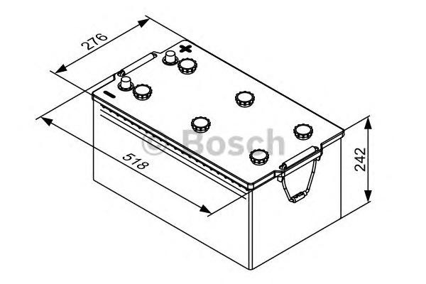 Купить запчасть BOSCH - 0092T30800 Аккумулятор