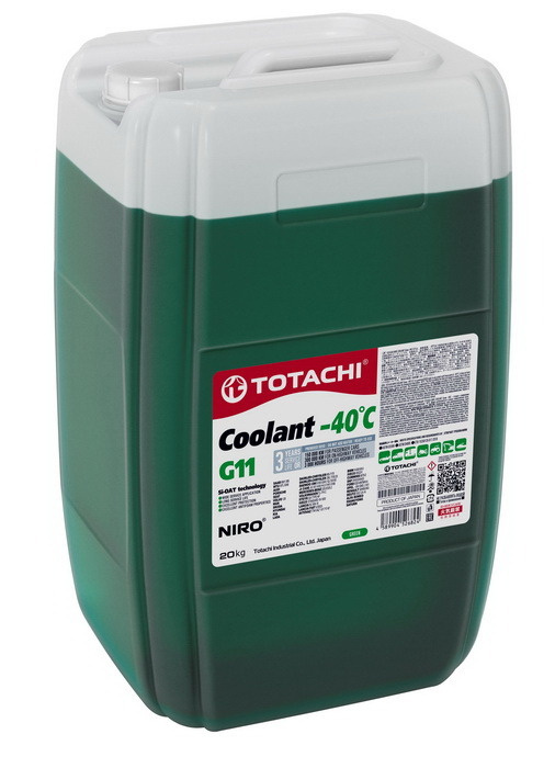 Купить запчасть TOTACHI - 4589904526824 TOTACHI NIRO COOLANT GREEN -40 G11