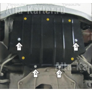 Купить MOTODOR 00220 Защита для радиатора BMW 7-серия E65/66 2002-2008