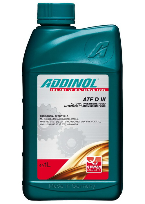 Купить запчасть ADDINOL - 4014766072054 ADDINOL ATF D III