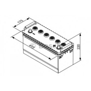 Купить BOSCH - 0092T30720 Аккумулятор