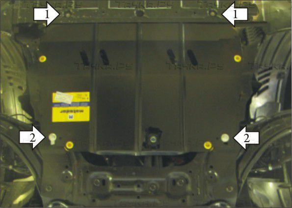 Купить запчасть MOTODOR - 01434 Защита для картера и КПП Nissan Qashqai+2 2008-2013