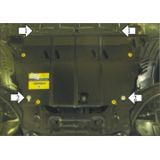 Купить MOTODOR - 01434 Защита для картера и КПП Nissan Qashqai+2 2008-2013