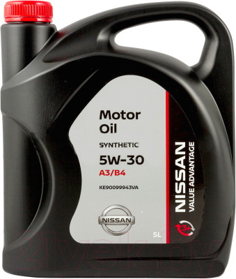 Купить запчасть NISSAN - KE90099943VA MOTOR OIL SAE 5W-30 VALUE ADVANTAGE 3+