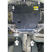 Купить MOTODOR - 01329 Защита для картера, КПП, радиатора Mitsubishi Galant IX 2004-2012