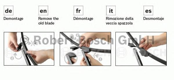 Купить запчасть BOSCH - 3397007402 Щетки стеклоочистителя бескаркасные
