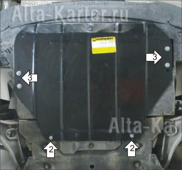 Купить запчасть MOTODOR - 01731 Защита для картера, КПП Renault Master 2010-2023