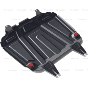 Купить АвтоБРОНЯ 111040163 Защита для картера и КПП (увеличенная) Peugeot 4007 2007-2012