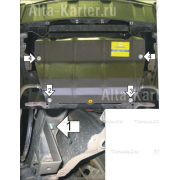Купить MOTODOR - 08001 Защита для картера Infiniti FX 35 2003-2008