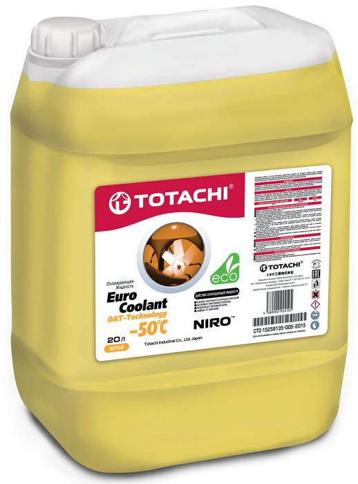 Купить запчасть TOTACHI - 4589904924125 TOTACHI NIRO EURO COOLANT OAT TECHNOLOGY -50 C