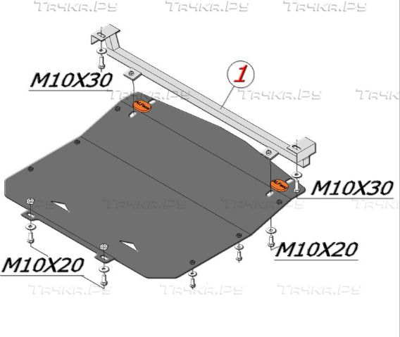 Купить запчасть ALFECO - ALF3017AL Защита алюминиевая для картера Audi A6 С4 1994-1997