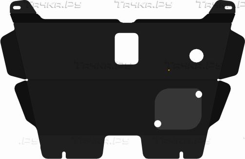 Купить запчасть ALFECO - ALF4001AL4 Защита алюминиевая для картера и КПП Hafei Brio 2002-2010