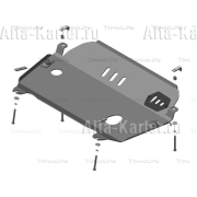 Купить MOTODOR - 32519 Защита алюминиевая для картера и КПП Toyota Highlander III 2013-2023