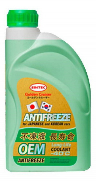 Купить запчасть SINTEC - 990454 SINTEC ANTIFREEZE ОЕМ FOR JAPANESE AND KOREAN CARS GREEN